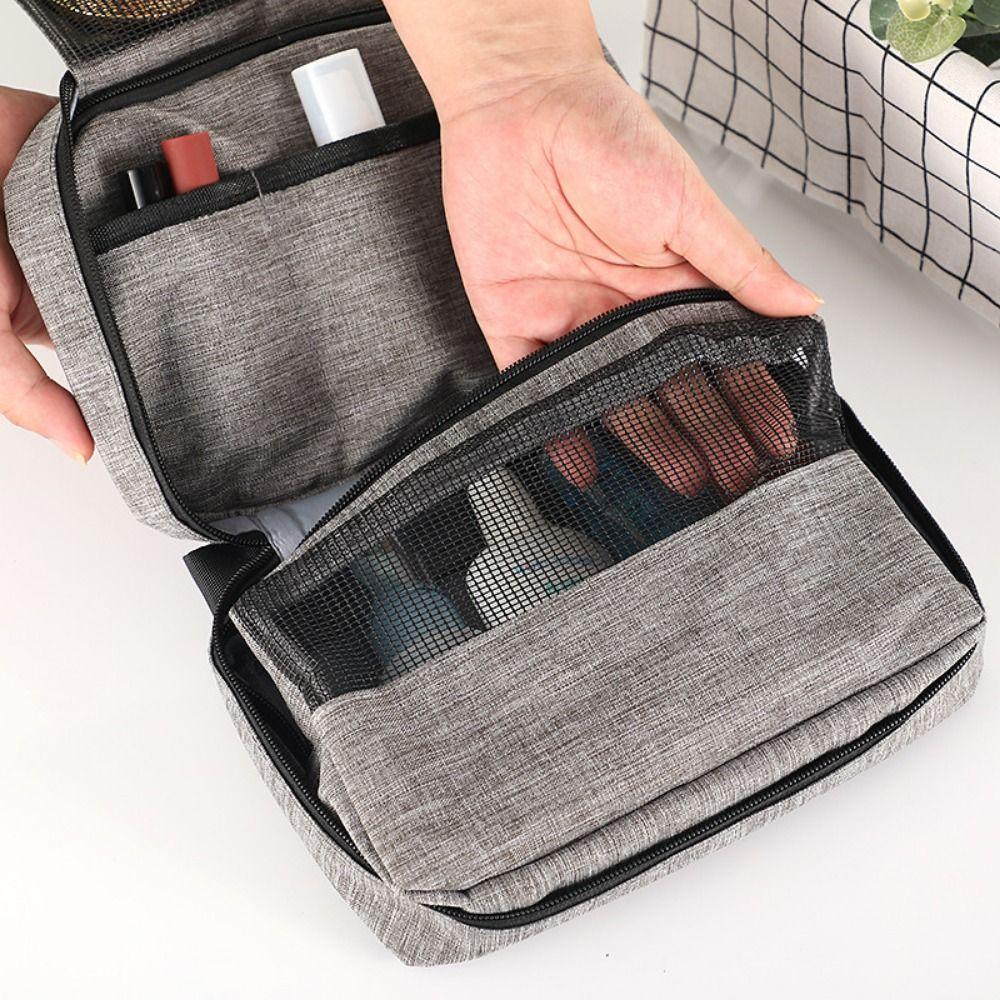 Water Resistant Men Toiletry Bag Hanging Makeup Organizer Travel Toiletry Containers Cosmetics