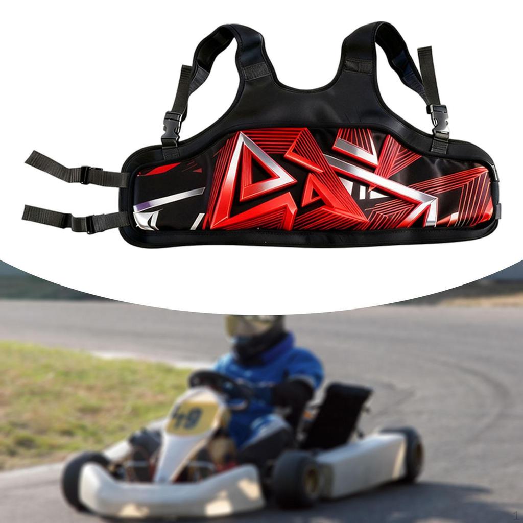Ochraniacz żeber Go-Kart dla Dzieci Kamizelka dla Dorosłych Regulowana Wielofunkcyjna Amortyzacja Karting