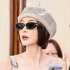 Flowers & Youth Cat-Eye Sunglasses: High-End, UV Protection, European & American Style Women's Sunglasses