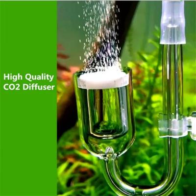 1 Pc High Borosilicate Glass CO2 Diffuser Fish Tank Aquarium CO2 Diffuser Bubble Atomizer Reactor