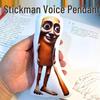 Stickman Pendant: AI Voice Doll of Mythical Mountains and Seas