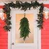 Artificial Christmas Teardrop Swag Decor Winter Wreath Greenery for Window