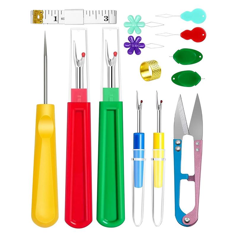 M-Modern-Seam Rippers For Sewing - 2 Big And 2 Small-Stitch Remover Tools, Thread Ripper, Embroidery Removal Tool