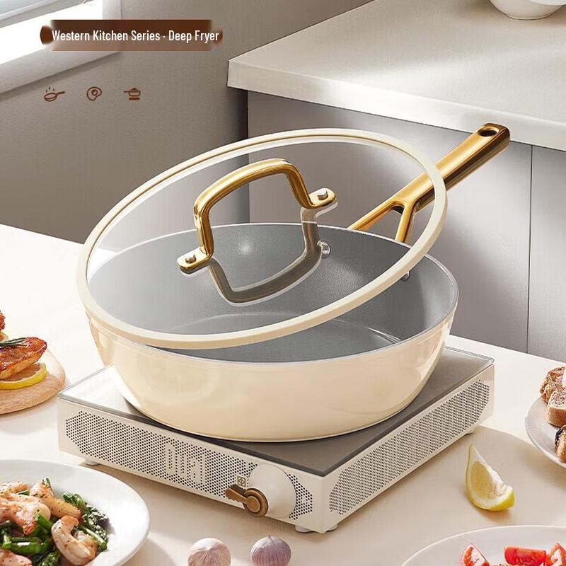 COOKER KING Глубокая сковорода с антипригарным покрытием, 28 см 28cm