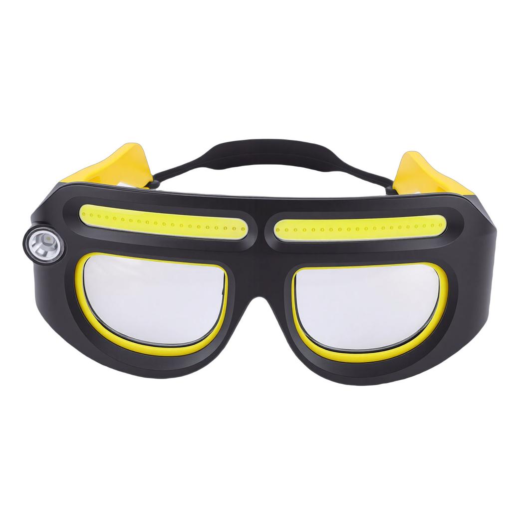 Multifunctional Eyeglass Lamp USB Fast Charging Motion Sensor Headlight Glasses for Outdoor Riding Night Fishing