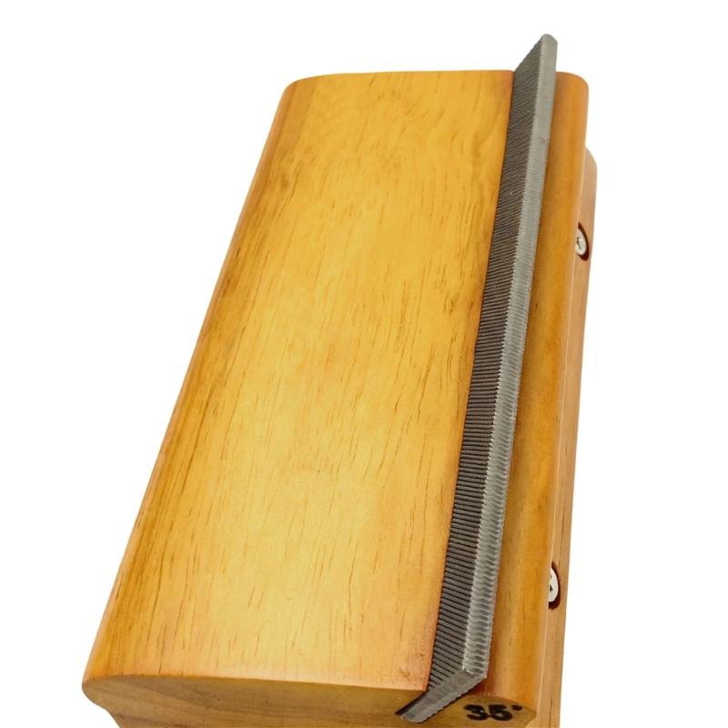 Professional 3/23/35 Degree Guitar Fret File Wood Texture for Wood Fingerboards Guitar Bass Ukulele Maintenance