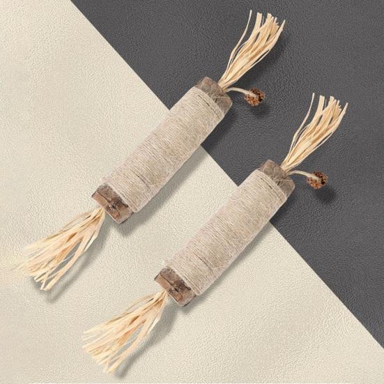 Yousheng Cat Chew Toy for Dental Care Edible Teeth Cleaning Teething Rod Natural Ingredients Cat Biting Sticks Entertainment Bite-resistant Fun