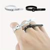 1PC White/Black US/EU Sizes Wedding Ring Band Ring Sizer Measure Genuine Tester Finger Gauge Jewelry Accessory Tools