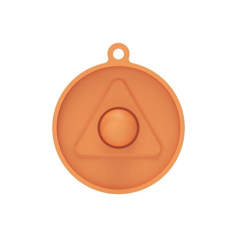 Pop Game Squid It Simple Dimple Popit Push Bubble Keychain Toys Pendant