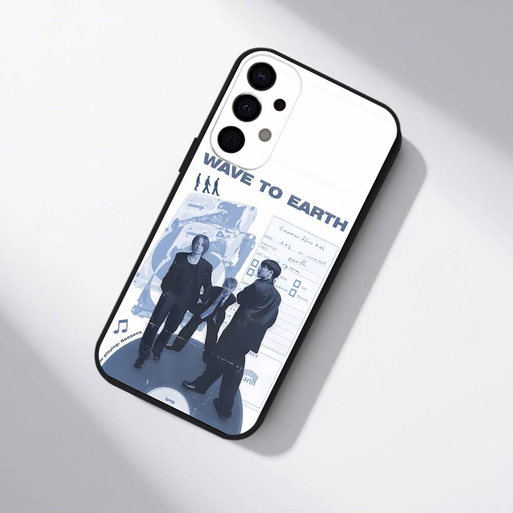 W-Wave To Earth Summer Flows  For Samsung S25,S24,S21,S22,S23,S30,Ultra,S20,Plus,Fe,Lite,5G Black Cover Phone Case