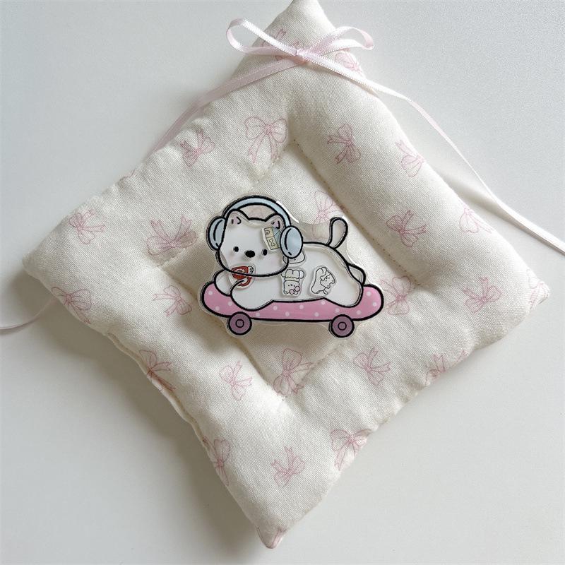

Korean Style iPhone 17/16 Pro Max/15 Pro Dog Dessert Headphone Skateboard Phone Case iPhone 15
