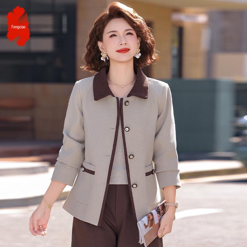 Stylish Spring Casual Jacket for Middle-Aged Women