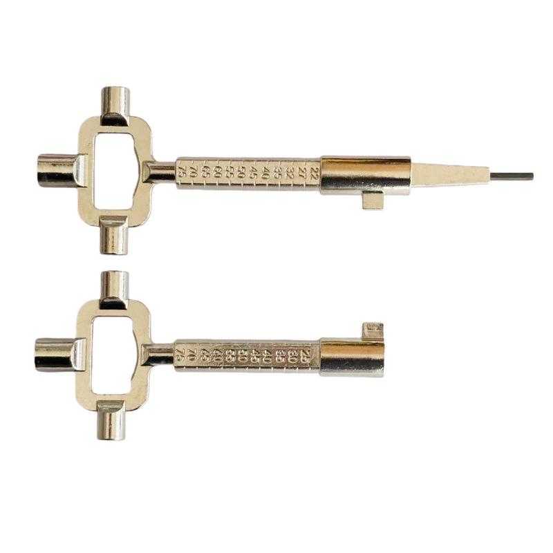 Lock Body Wrench & Measurement Tool for Door & Window Maintenance and Inspection