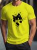 Hot Sale 100% Cotton Casual Short Sleeve Cat Men t Shirt Summer Breathable Clothes O-Neck Oversized Short Sleeves Unisex