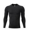 Men's Quick-Dry Tight-Fit Long Sleeve Plus Velvet Running Top for Autumn/Winter