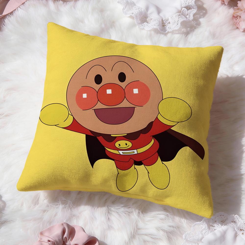 Anime A-AnpanmanS Cushion Cover Premium Comfort Reversible Pillow Cove -Two in One Design for Any Room & Car Interior