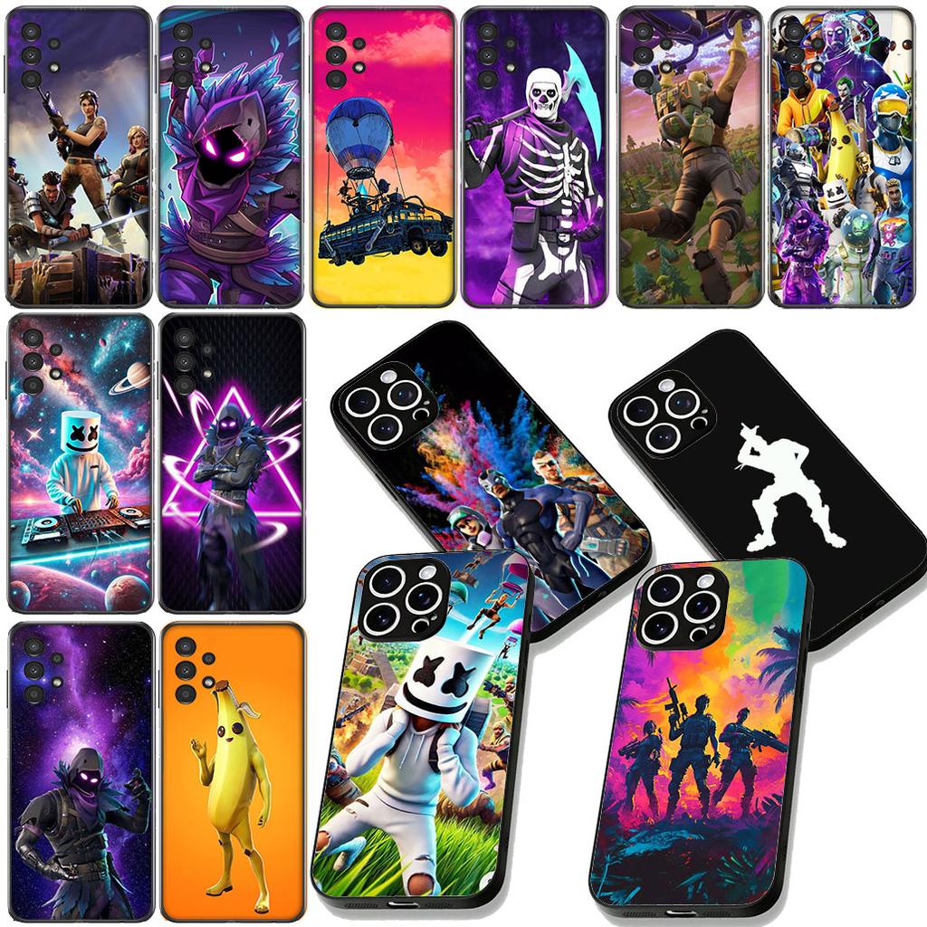 Wallpaper F-Fortnites-Lovely Phone Case for Apple iPhone 12 13 Mini XS 11 Pro Max 7 8 Plus + XR 8+ X SE 2020 SE3 Cover Casing