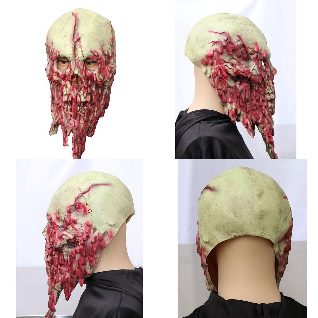 Halloween Haunted House Latex Zombie Mask For Cosplay And Scare Pranks