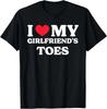 Jeg Elsker Min Kærestes Tæer T-shirt