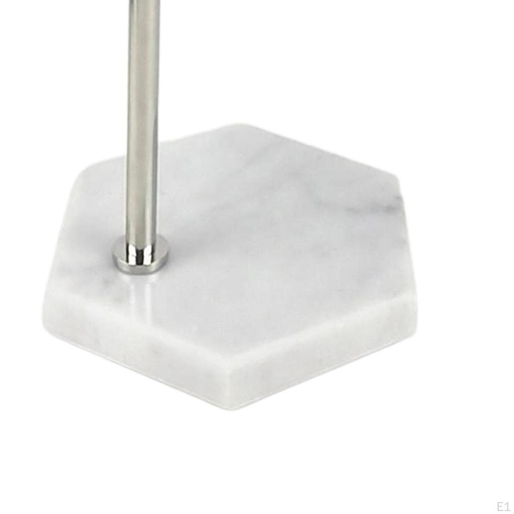 , Jewelry Holder Stand, PU Leather & Marble Watch Display Stand for Watches, Jewelry, Bracelets and