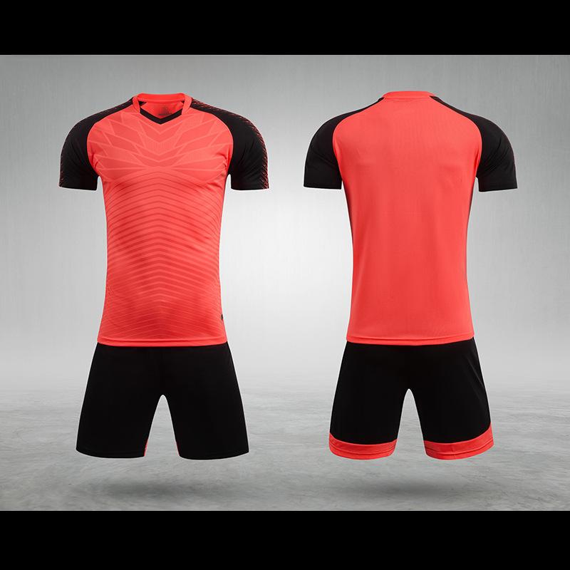 

Football Uniform Suit for Men and Women Breathable Short-sleeved Quick-drying Clothing Childrens Training and Competition Uniforms 5XL