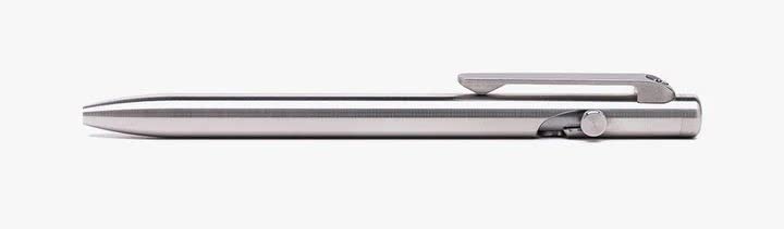 

TACTILE TURN Slim Bolt Action Pen Short Titanium TAT-10-SB2-TTM-TTM