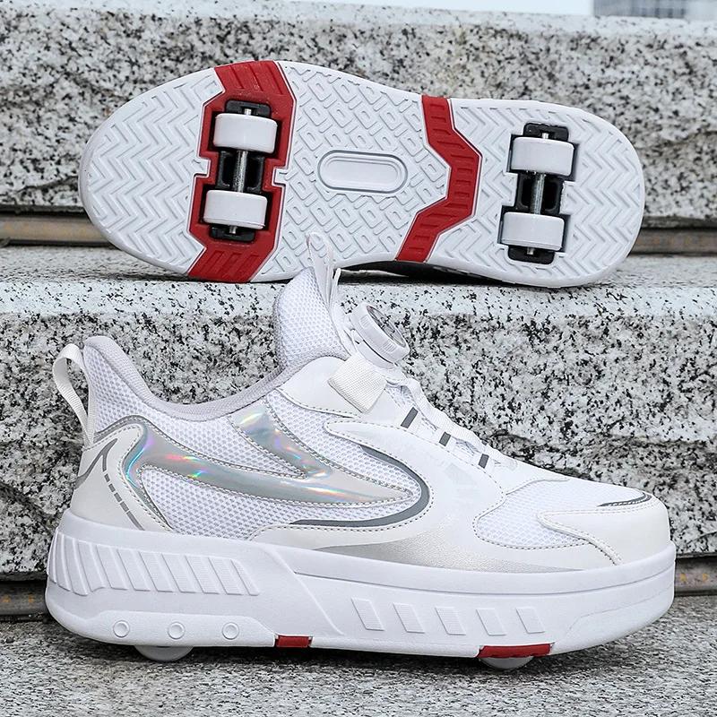 

Speed Roller Skate Shoes for Kids Boys Girls Children s Balance Training shoe Sneakers with Detachable Wheels Shoe Roller Skates 40