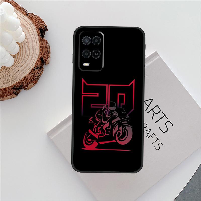 Moto NO.20 Fabio Quartararo Case For Oppo A15 A80 A60 A40 A94 A54 A98 A78 A18 A38 A58 A16 A76 A96 A17 A77 A74 A57S Cover