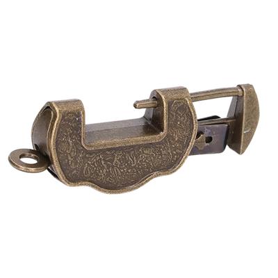 Old Box Lock Retro Design Unique Appearance Charming Decoration Compact Appearance Jewelry Box