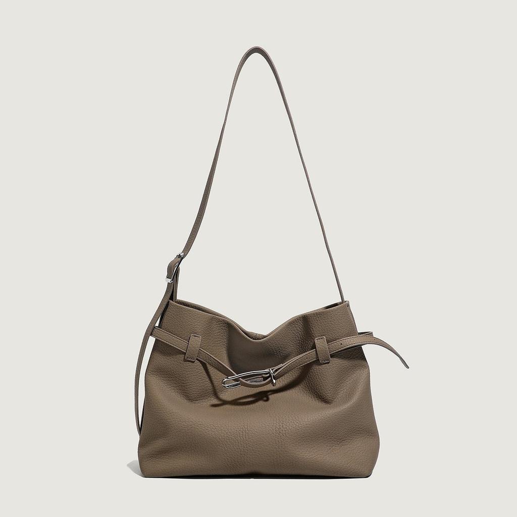 Bolso de Hombro Único, Bolso Nuevo de Estilo Relajado, Bolso de Mujer Sencillo y de Moda, Bolso Tote Versátil para el Trabajo de Gran Capacidad