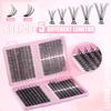 D-Song Single Cluster False Eyelashes Segmented Grafting Flower Hair 10-18Mmdiy Thick Natural Eyelashes