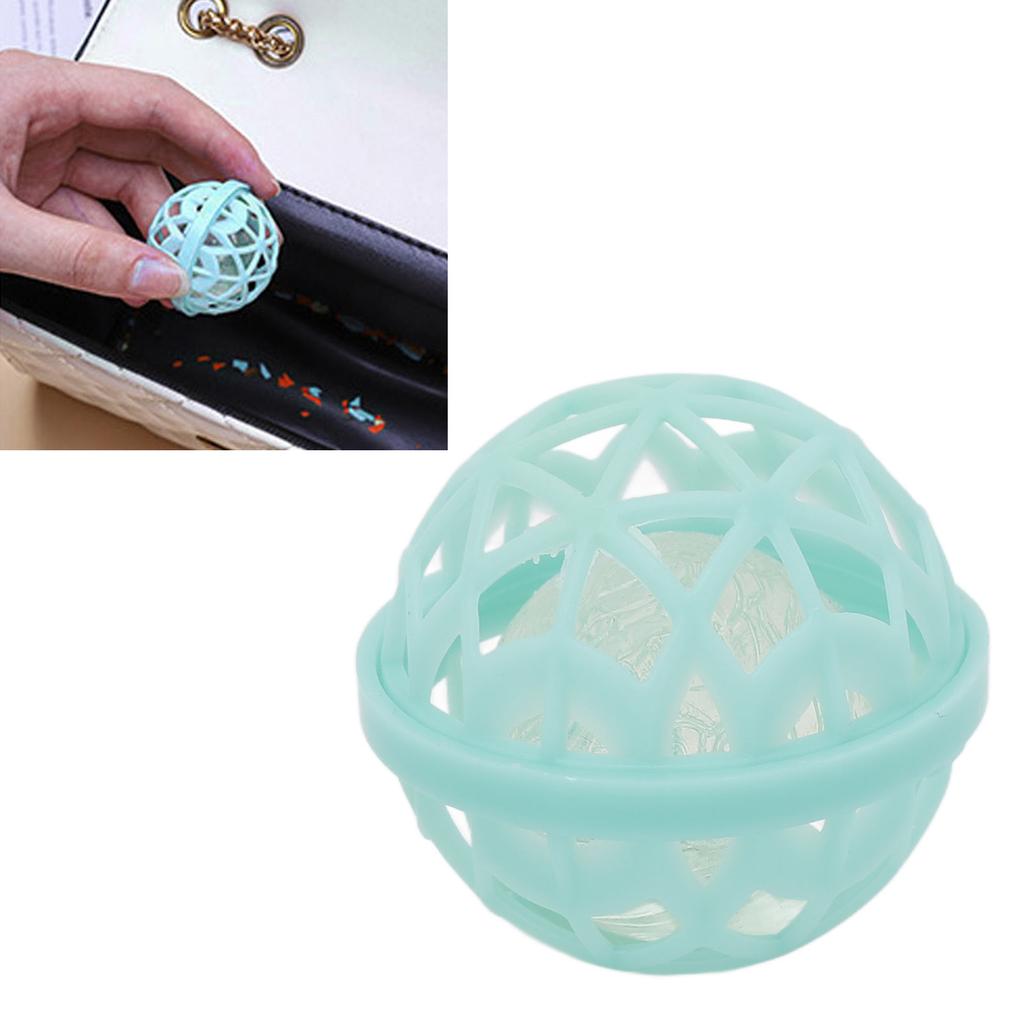 Sticky Lint Hair Remover Ball Reusable Portable Debris Removal Pet Hair Washing Ball Blue