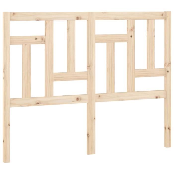 VidaXL Headboard 205.5x4x100 Cm Solid Pine Wood 818990