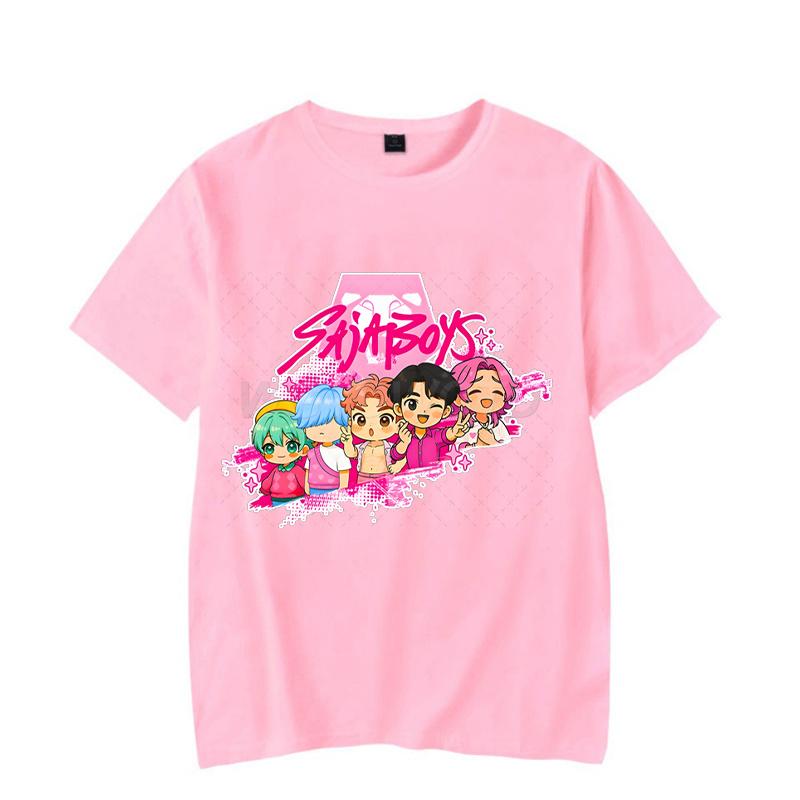 Fashion KPop Demon Hunters Jinu Tshirt Saja Boys Short Sleeve Men Women Tees Casual Crewneck Anime KPop Demon Hunters T-shirts