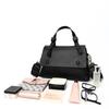 Genuine Leather Women Cowhide Tote The New Quality Leather Female Designer Handbag High Capacity Flap Shoulder Crossbod Bag