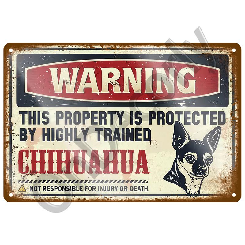 Retro výstražná plechová cedule Nebezpečí Vintage plechová cedule Plakát Kovová deska pro garáž Domácí muž Jeskyně Nástěnná výzdoba Umělecké hospody Plakát Pozor