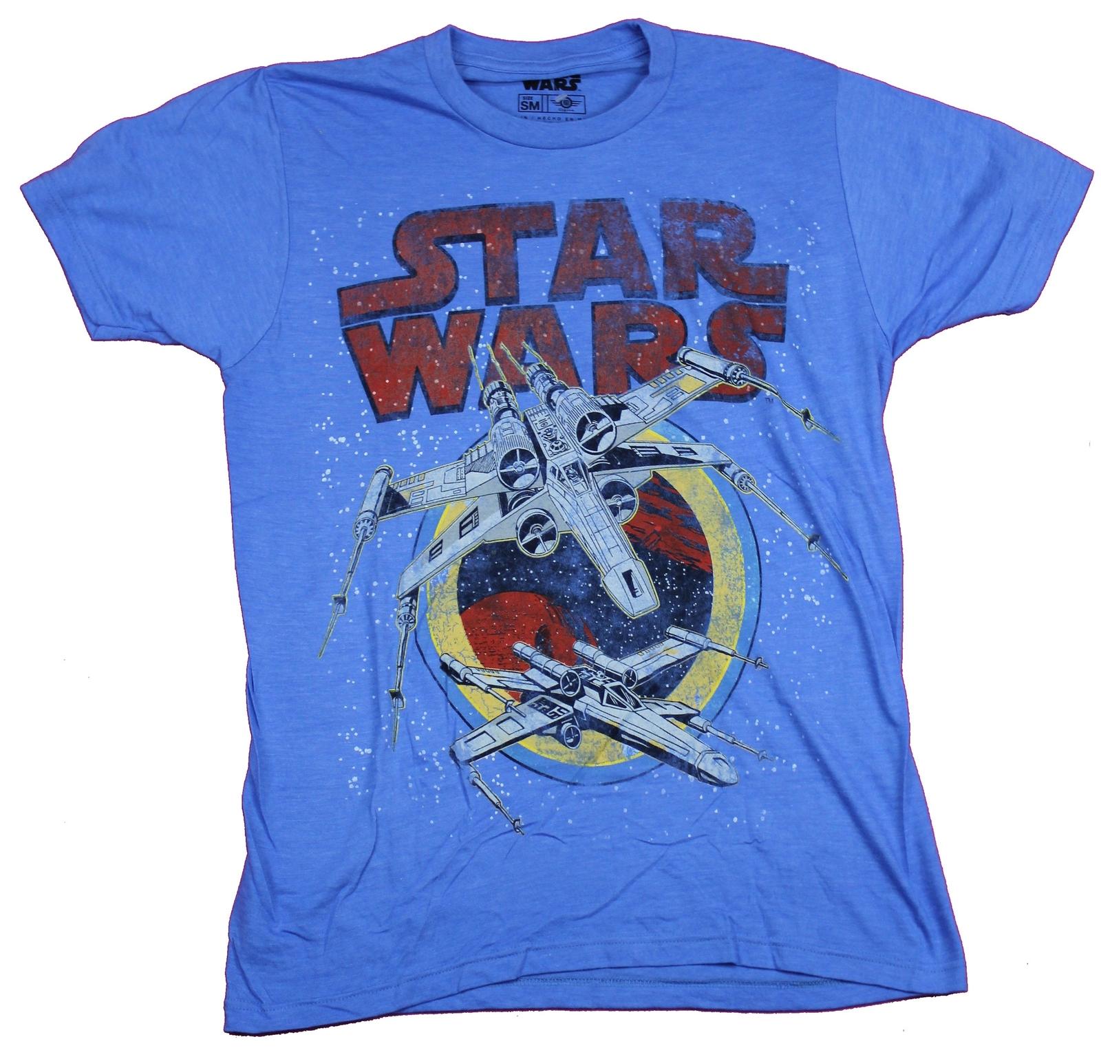 Star Wars Mens T-Shirt - Double X-Wing Attack L