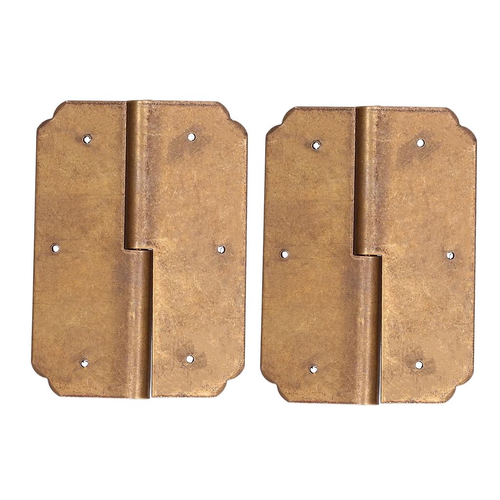 2er-Set Möbelband Retro Antik Messing Scharniere Beschläge für Schrank Schmuckkästchen