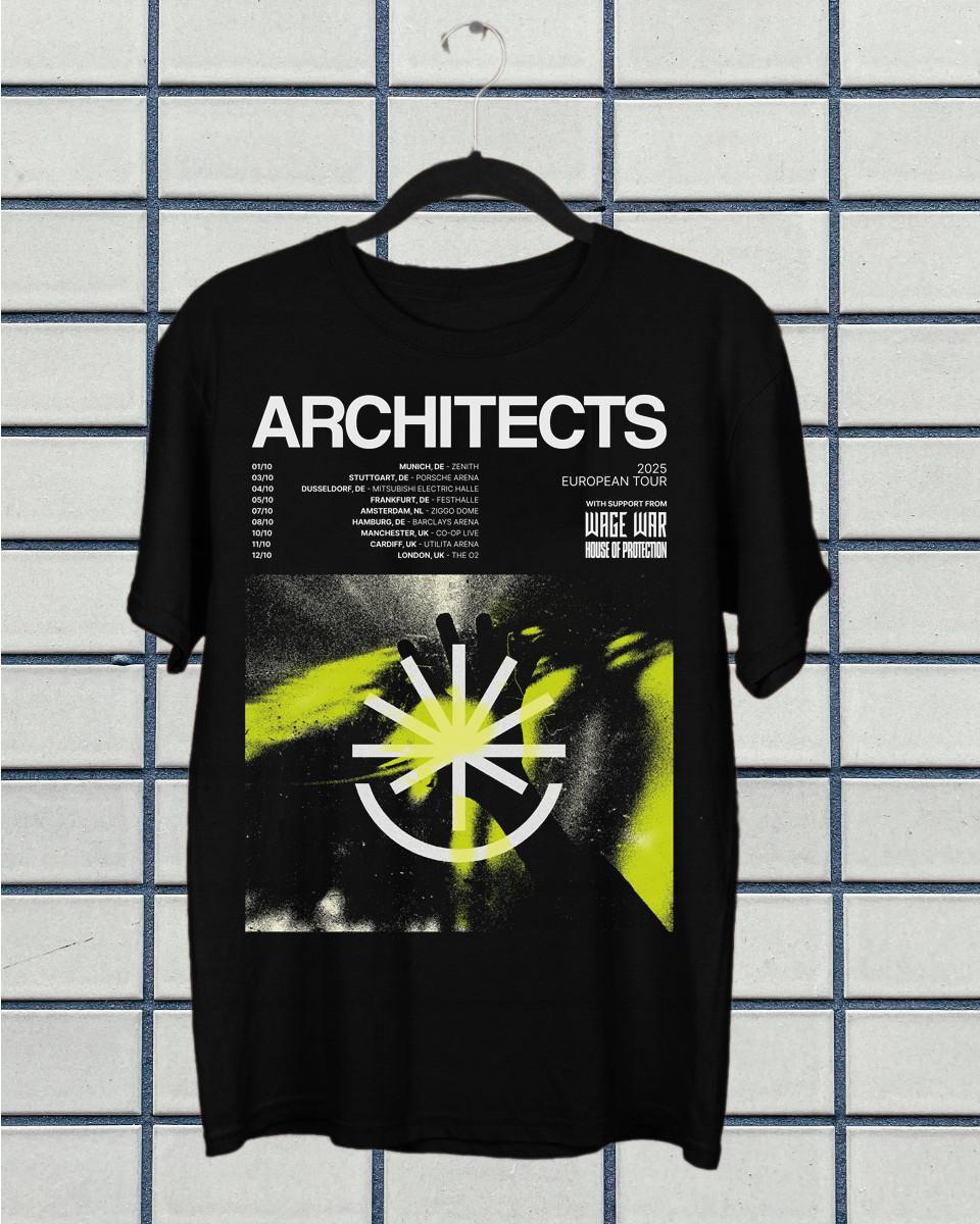 

NEW Architects Announce Summer 2025 North American Tour T-Shirt Mens Womens Tees Top Tops Tee 4XL