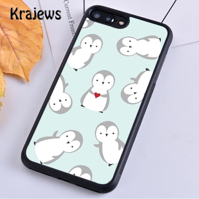 Cute Penguin Pattern For iPhone 17 Air 16 Phone Case Cover 15 14 plus 11 12 13 pro max coque Shell Fundas