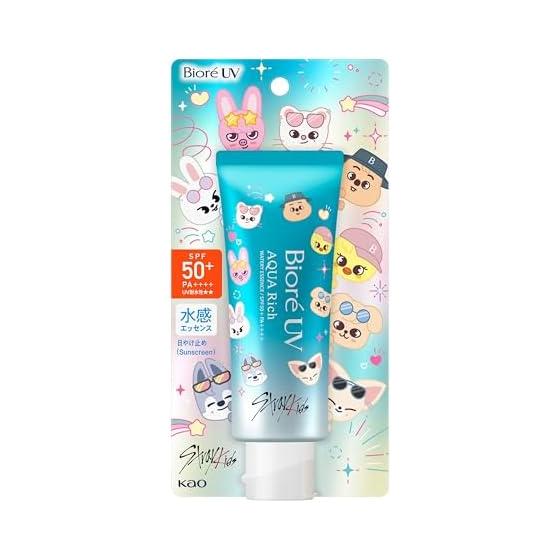 Bior UV Aqua Rich Watery Essence 70g Sunscreen SPF50 SKZOO Stray Kids Design