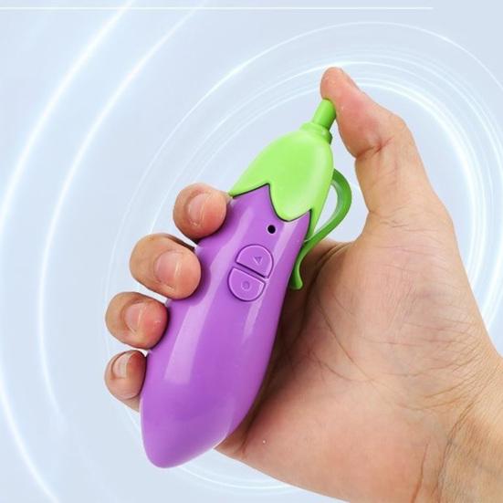 Carrot Shape Voice Recorder Pen with 60-Second Recording Cute Ballpoint for Students Teachers Funny Gift for Classroom Office