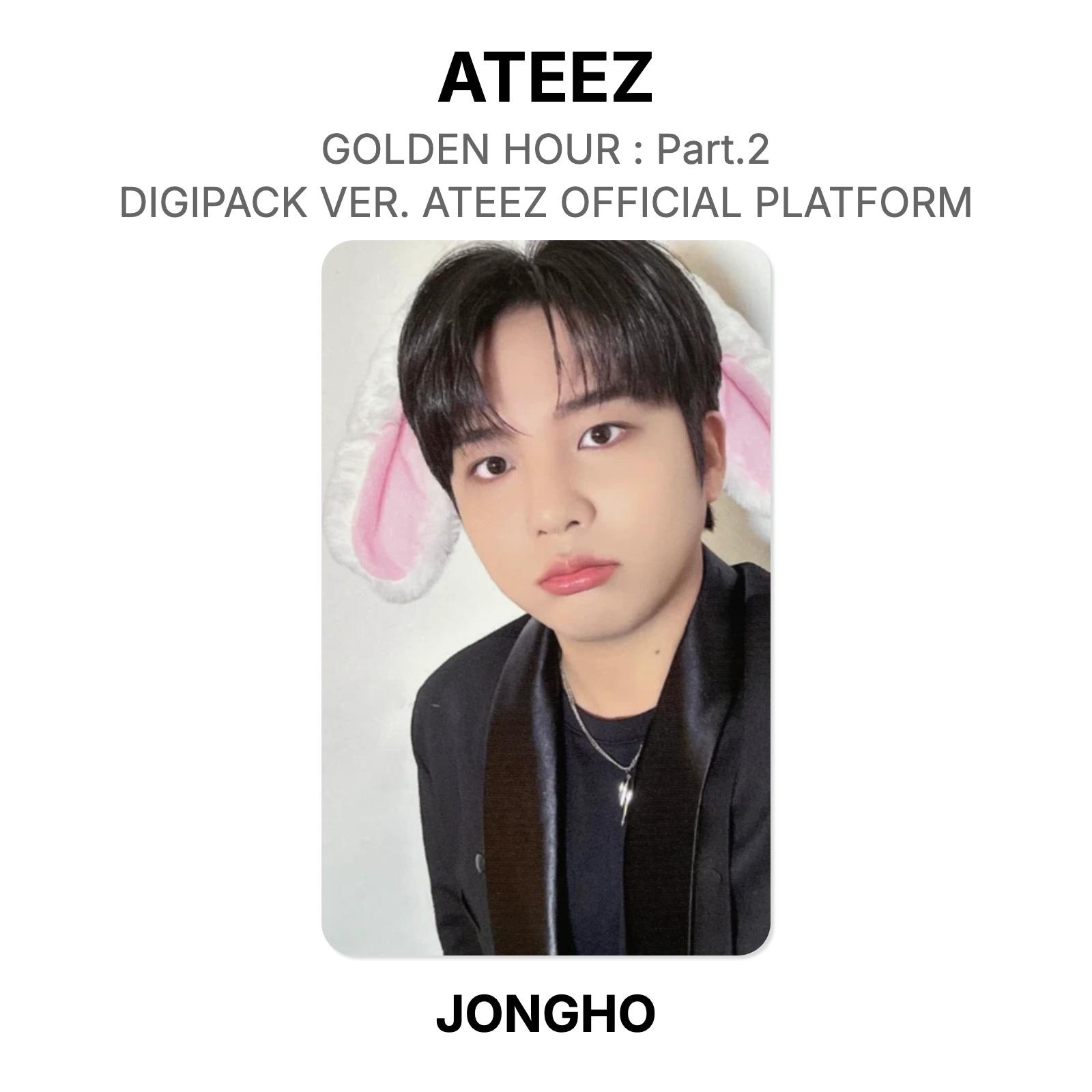 ЗОЛОТОЙ ЧАС ATEEZ : Часть 2 DIGIPACK ВЕР. Официальная платформа ATEEZ Официальная фотокарточка JONGHO