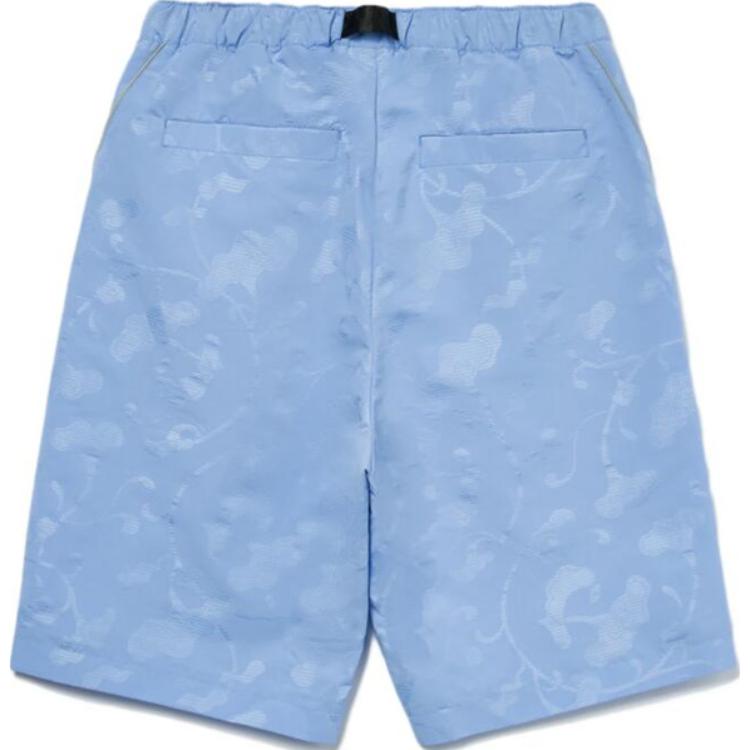 Li Ning Sports Basketball Series Breathable Casual Comfortable Sports Shorts Men Shorts Embroidered-Blue AKSR725-2