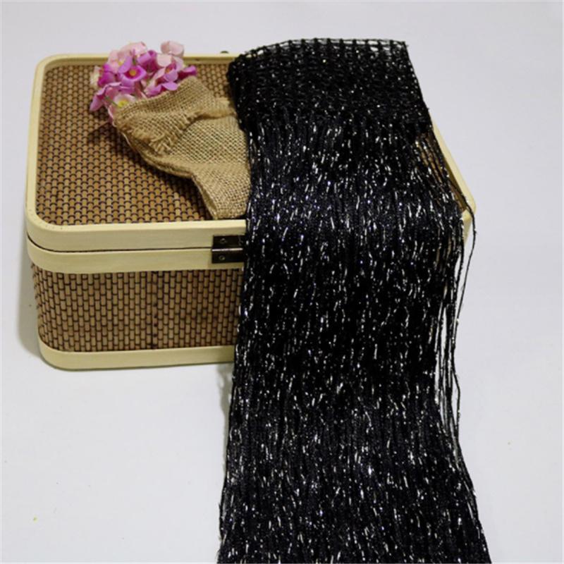 Glitter Door String Curtain Silver Ribbon Shiny Tassel Flash Line Curtain Valance for Window Room Home Decoration
