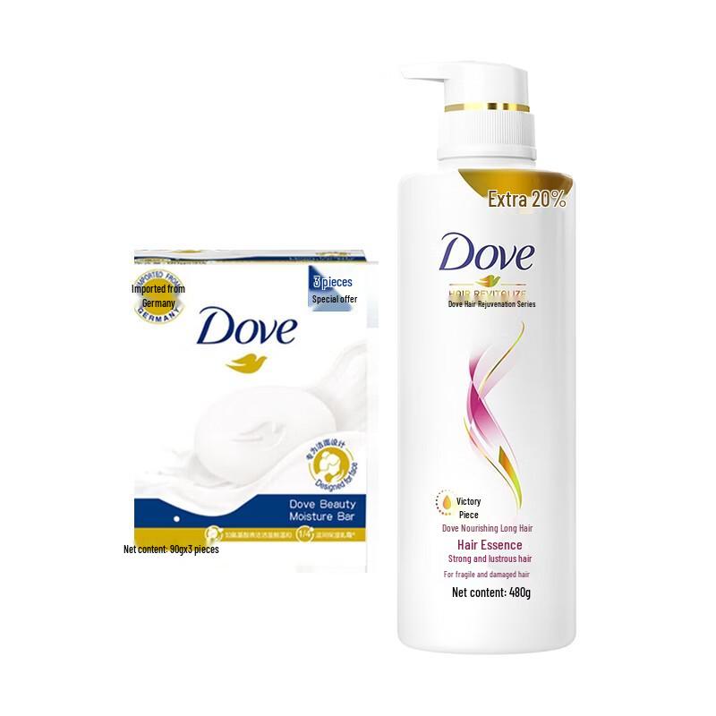 

Dove Nourishing Conditioner & Cream Bar Soap Bundle