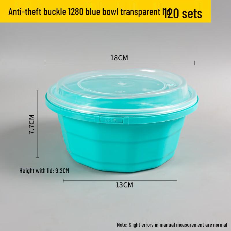 

Disposable Round Takeout Food Containers with Lids