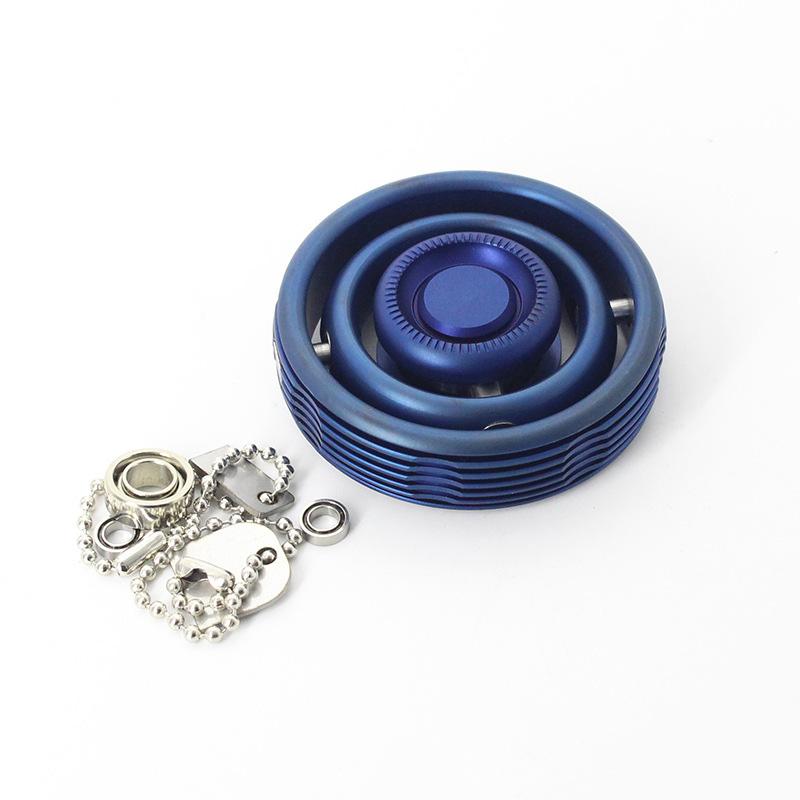 Neues Metallkreisel EDC Fingerspitzenkreisel Stressabbau Spielzeug Erwachsener Antistress Angst Stressabbau Gadgets Cooles Jungen Geschenk