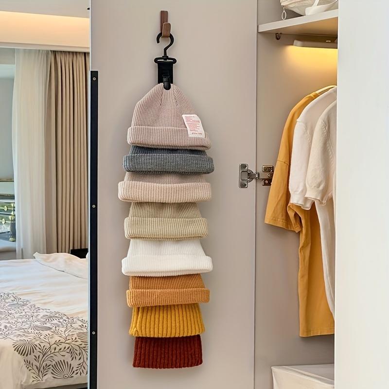 No Drill Door Back Coat Hooks Wall Hanged Hat Rack High Quality Home Storage Hooks - Suitable for Home Travel Daily Use High Quality Material