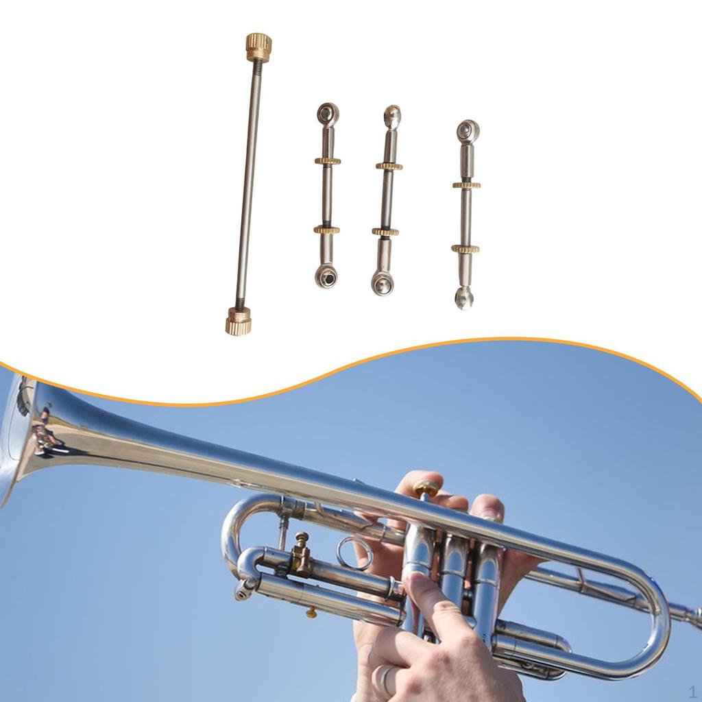 Trompete Pleuel Einstellmuttern Messing Blasinstrumente Universelle Kugelgelenke Reparatur